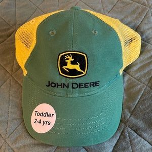 Toddler/ Kids John Deere Tractor Trucker Hat- size 2-4yrs
